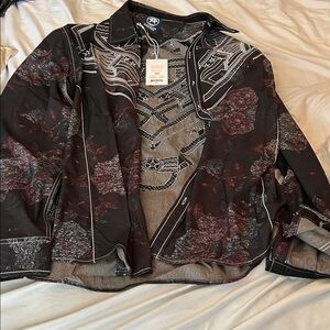NWT American Fighter Black and Red men’s top